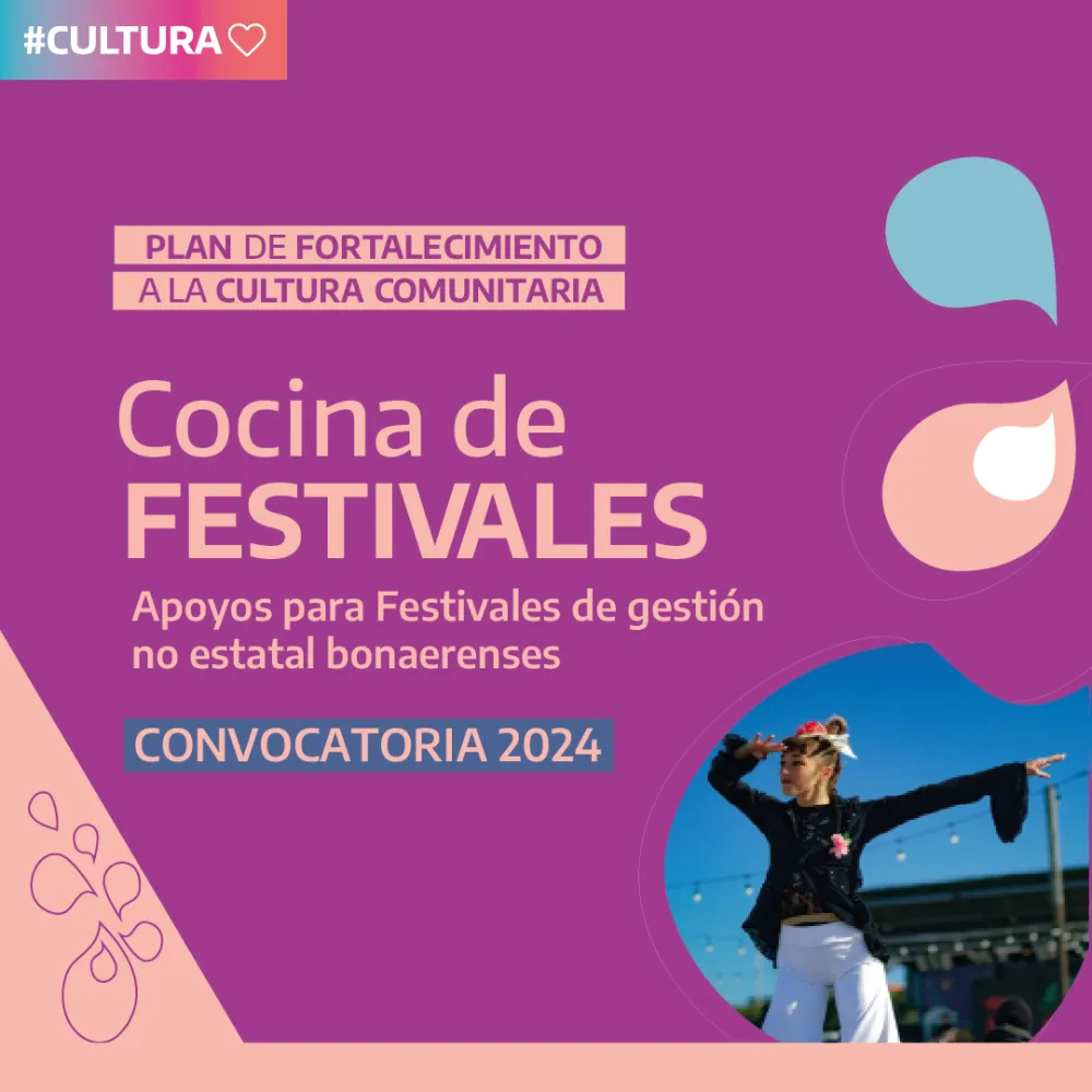 Abrió la inscripción al programa Cocina de Festivales