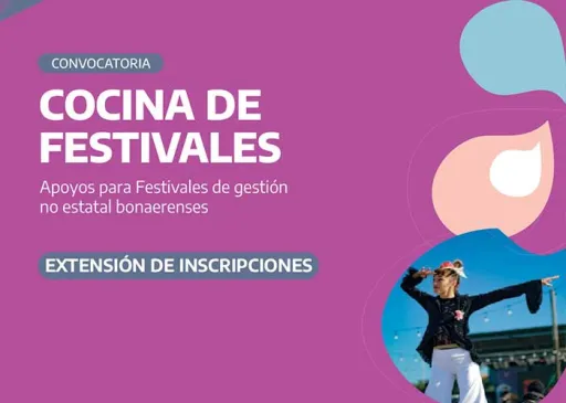 La Provincia extiende la inscripción a “Cocina de Festivales”  