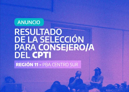 Resultado de la selección para consejero del CPTI