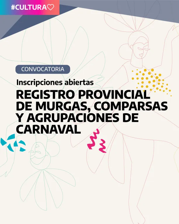 Se encuentra abierta la inscripción al Registro Provincial de Murgas y Agrupaciones Carnavaleras