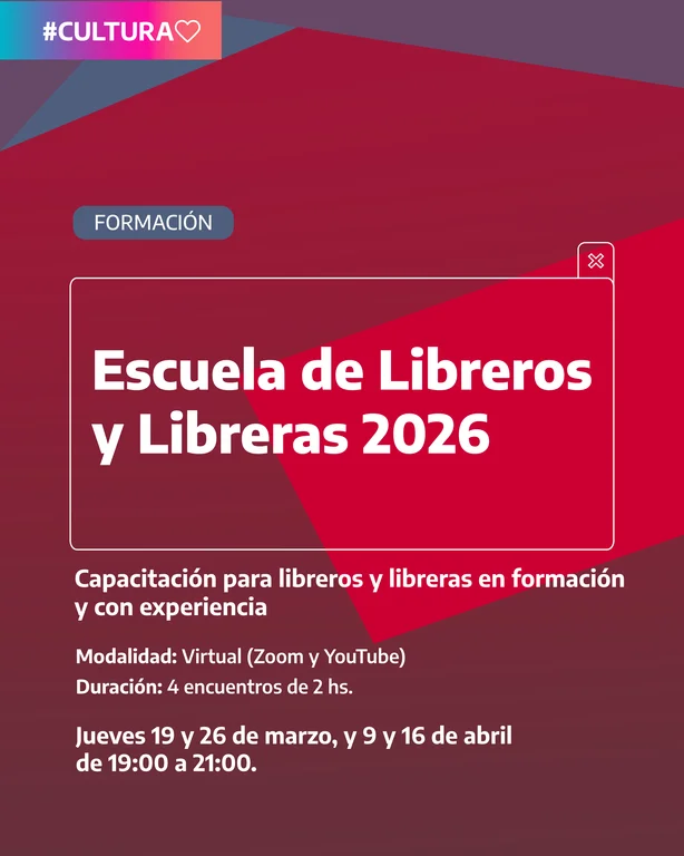 Inscripciones para la Escuela de Libreros y Libreras 2026