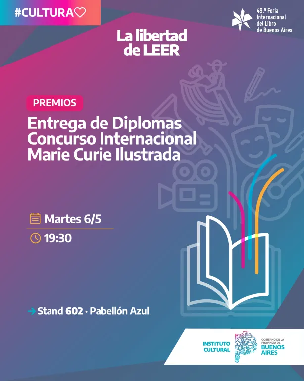 Entrega de Diplomas Concurso internacional Marie Curie Ilustrada. Entrega de diplomas a estudiantes de escuelas públicas bonaerenses