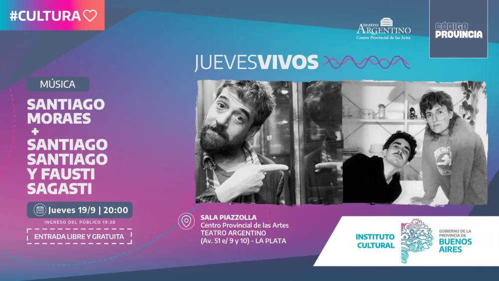 Llega una nueva función de “Jueves Vivos” en el Teatro Argentino