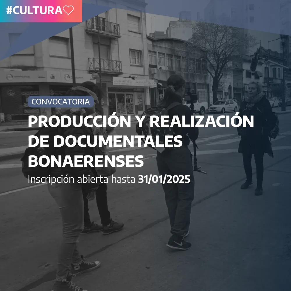 Últimos días de inscripción para el fomento a documentales bonaerenses