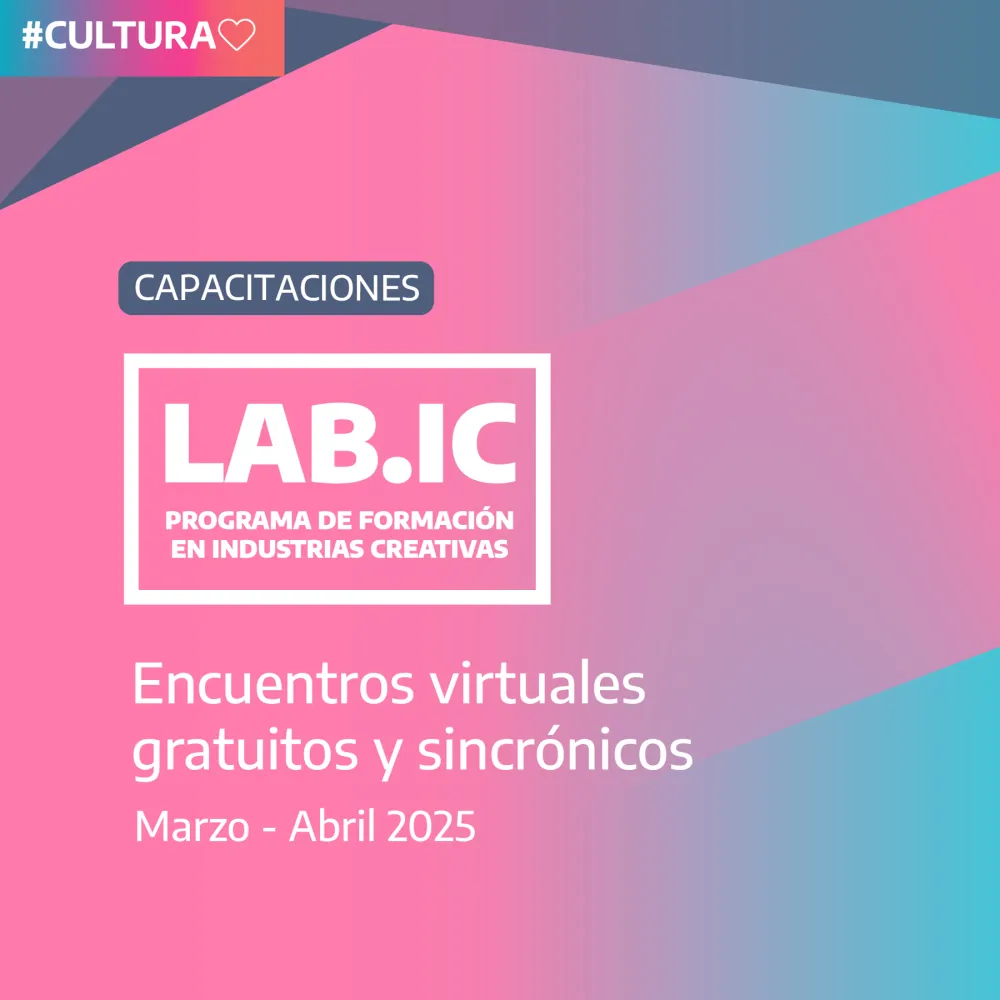 La Provincia ofrece nuevas capacitaciones abiertas y gratuitas sobre industrias creativas