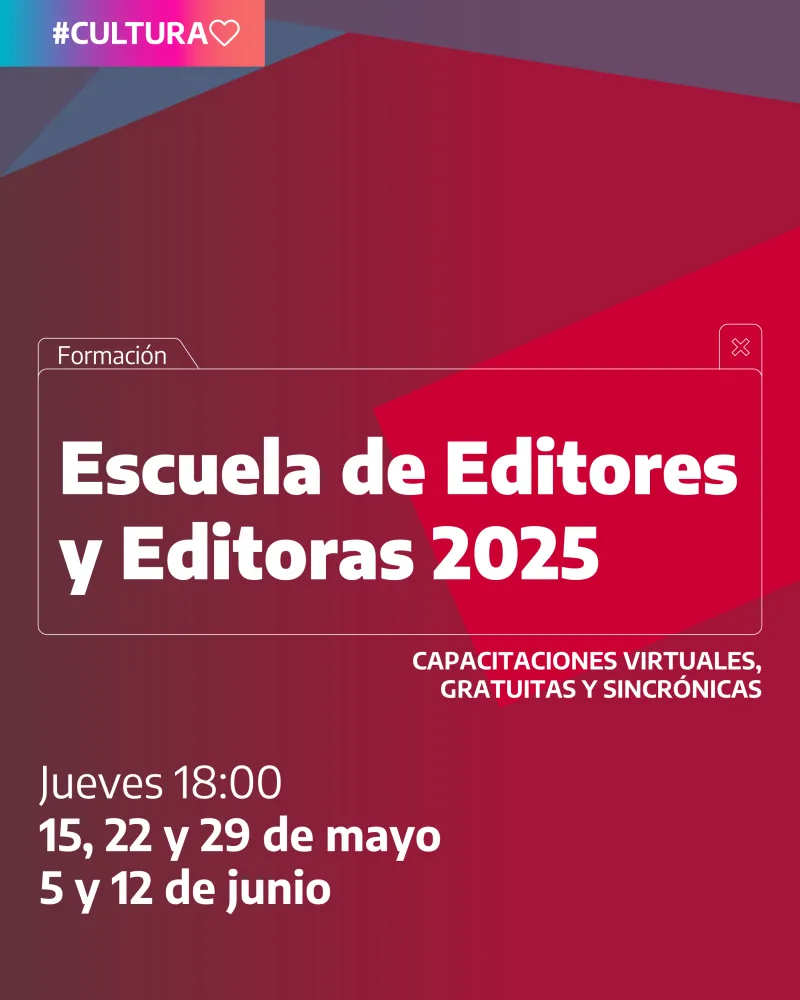 Abren las inscripciones para una nueva edición de la Escuela de Editores y Editoras