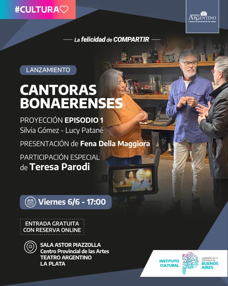 Se presenta la serie Cantoras Bonaerenses en el Teatro Argentino