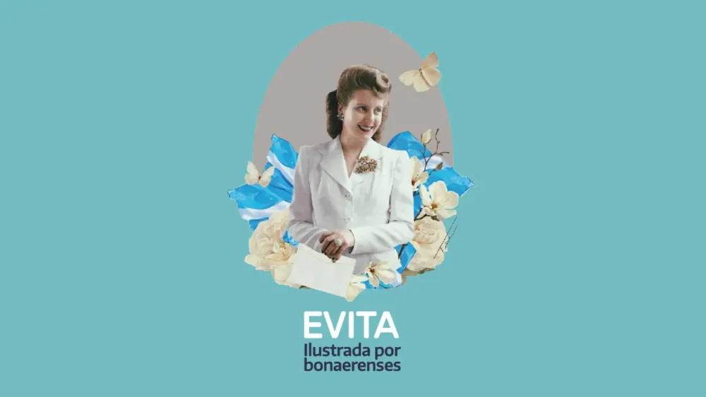 Ya se encuentra disponible el libro "Evita Ilustrada por Bonaerenses"