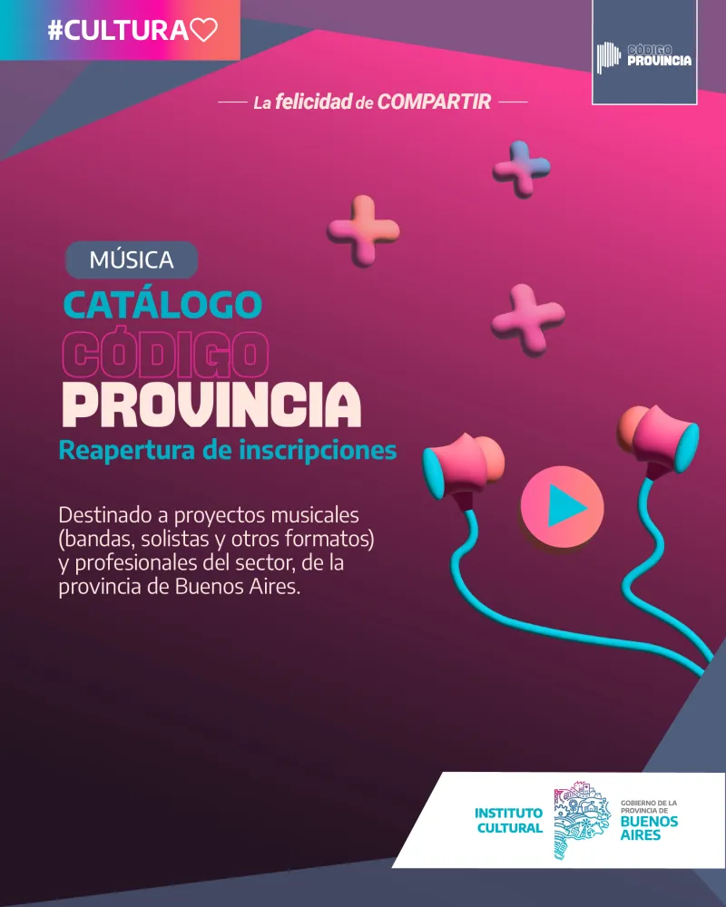 Abrieron las inscripciones para catálogo Código Provincia