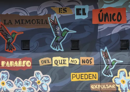 A 20 años de Cromañón, el Instituto Cultural realizó un mural en el Estadio Diego Armando Maradona