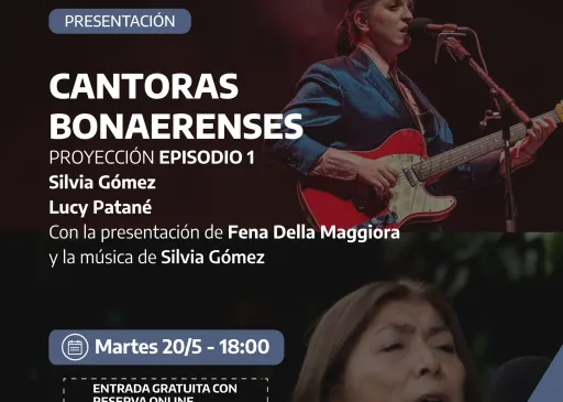 Se proyecta el primer episodio de la serie Cantoras Bonaerenses en el Teatro Argentino