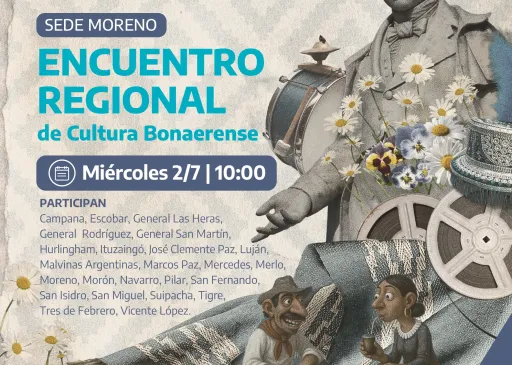 Llega a Moreno un nuevo Encuentro Regional de Cultura Bonaerense