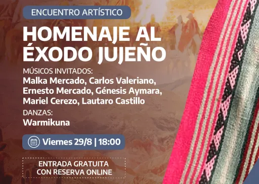 Homenaje al Éxodo Jujeño en el Teatro Argentino