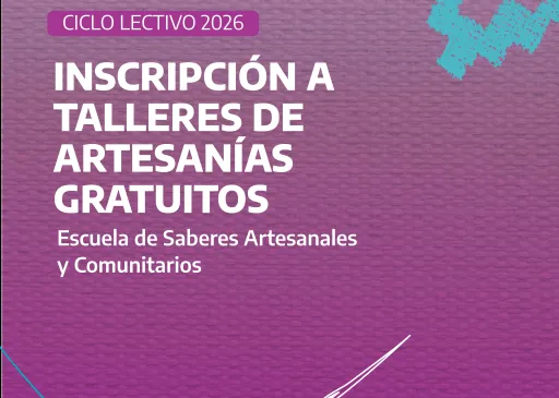 Se abre la inscripción a los talleres gratuitos del Mercado de Artesanías Bonaerenses