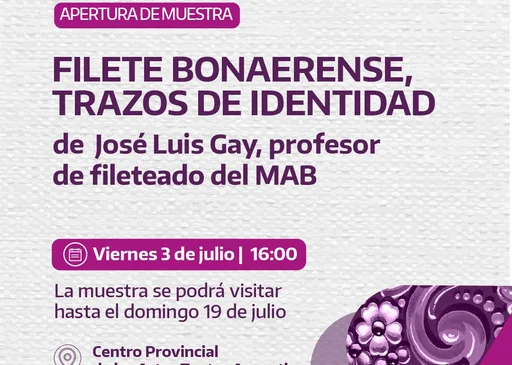 Se inaugura una nueva muestra en el Teatro Argentino: “Filete bonaerense, trazos de identidad”